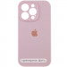 Чохол Silicone Case Full Camera Protective (AA) на Apple iPhone 16 (6.1") (Рожевий / Chalk Pink)