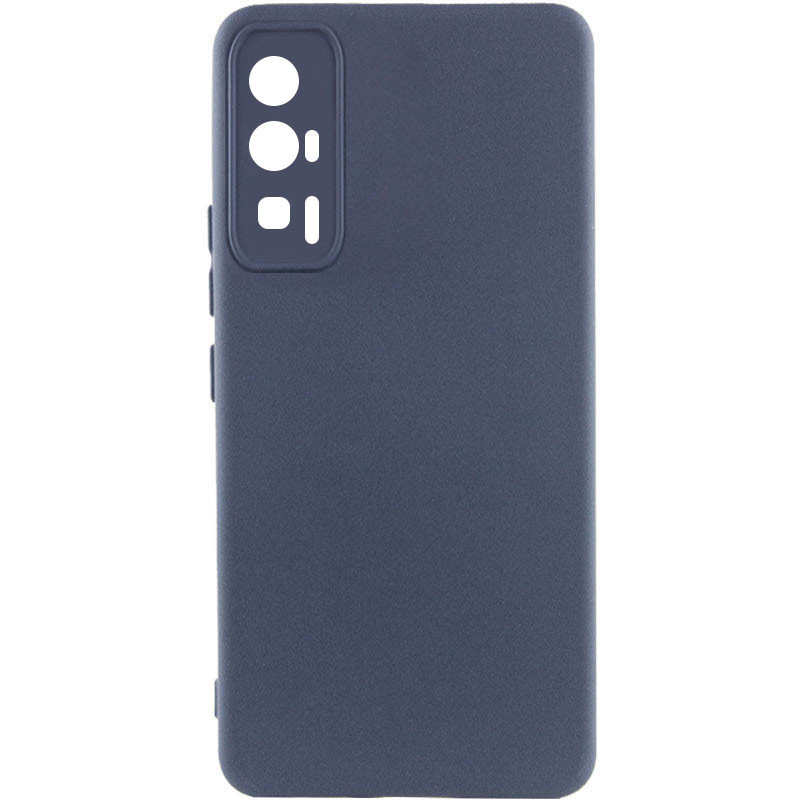 Чехол Silicone Cover Lakshmi Full Camera (A) для Xiaomi Poco F5 Pro (Синий / Midnight Blue)