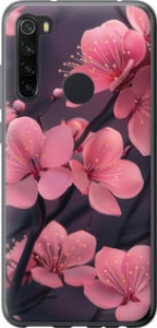 Чехол Пурпурная сакура для Xiaomi Redmi Note 8