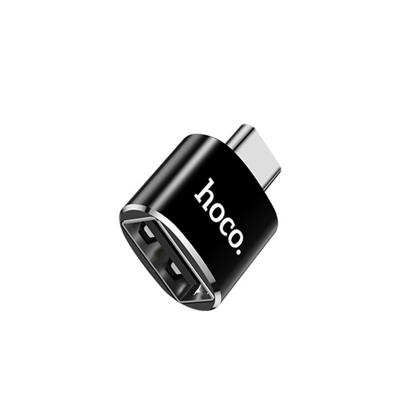 Фото Переходник Hoco UA5 Type-C to USB (Черный) в магазине vchehle.ua