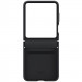 Шкіряний чохол Leather Case (AAA) на Samsung Galaxy Z Flip6 (Black) в магазині vchehle.ua