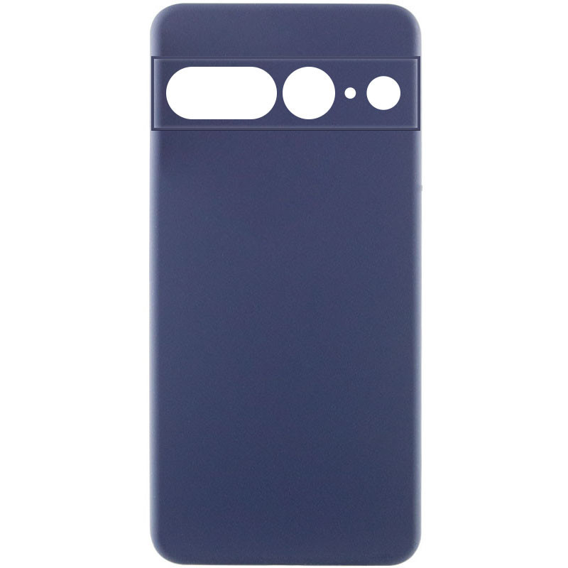 Чохол Silicone Cover Lakshmi Full Camera (AA) на Google Pixel 7 Pro (Синій / Midnight blue)