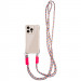 Чохол TPU CrossBody with straps на Apple iPhone 16 Pro Max (6.9") (Antique White)