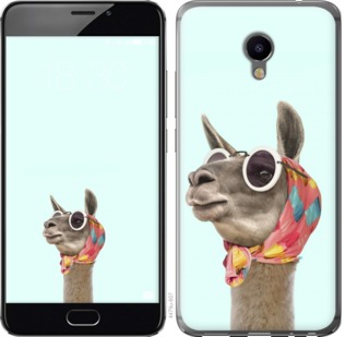 

Чохол Модна лама на Meizu M3e 753256