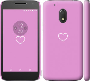 Чехол Сердце 2 для Motorola Moto G4 Play
