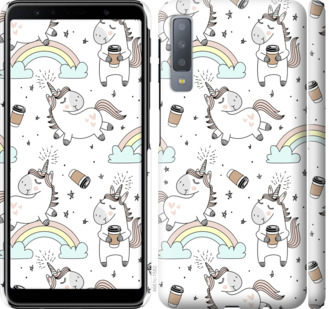 

Чохол Єдиноріг і кава на Samsung Galaxy A7 (2018) A750F 840635