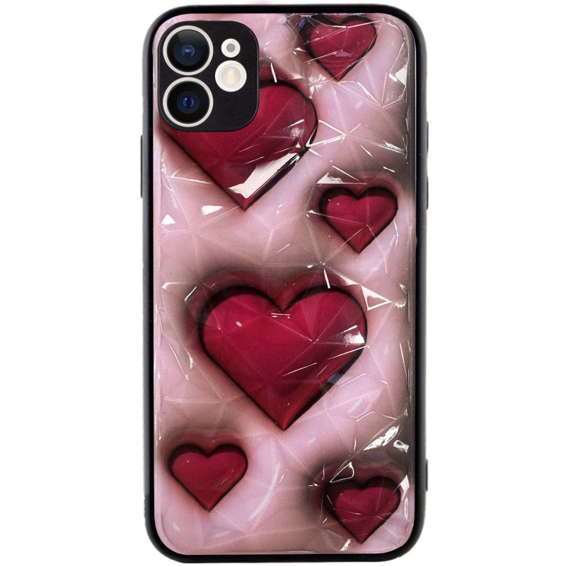 Фото TPU+PC чохол Prisma Plushie на Apple iPhone 12 (6.1") (Hearts) на vchehle.ua