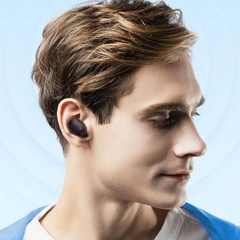 Фото Уценка Bluetooth наушники Hoco DES11 TWS (Дефект упаковки / Черный) в магазине vchehle.ua