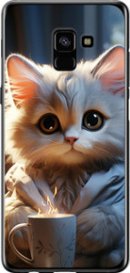 Чехол White cat для Samsung Galaxy A8 Plus 2018 A730F