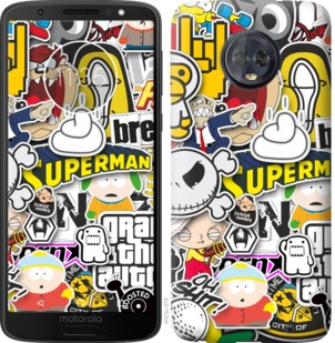 

Чехол Popular logos для Motorola Moto G6 Plus 762701