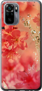 

Чехол Розовые цветы для Xiaomi Redmi Note 10S 1695386
