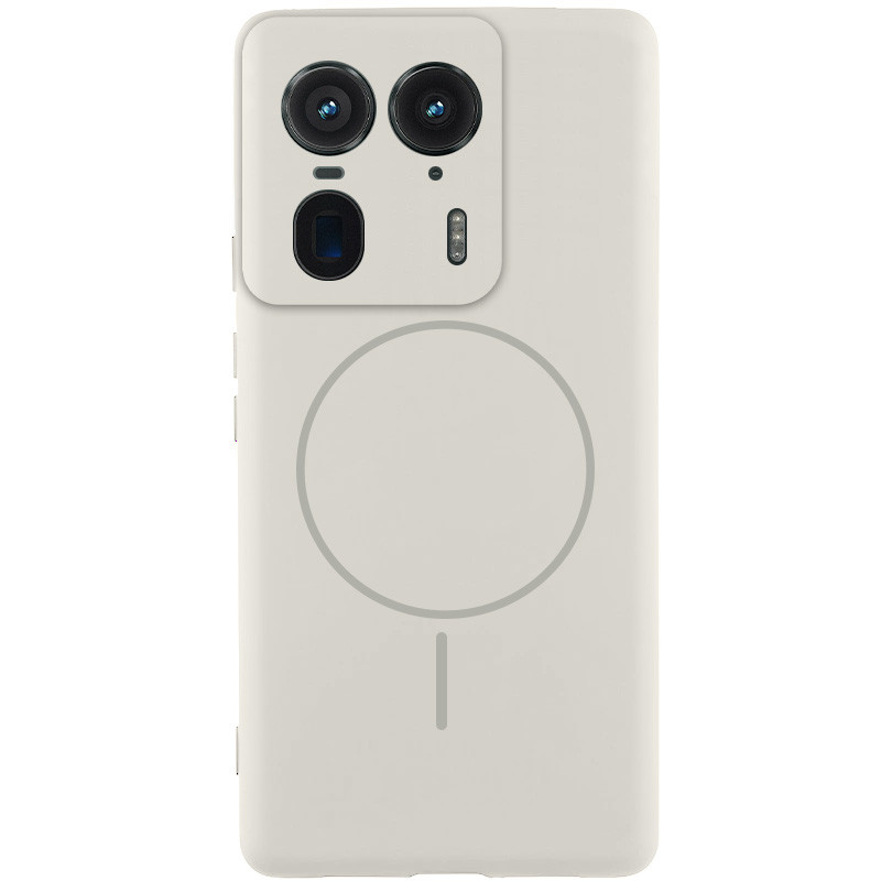 Чехол Silicone Cover Lakshmi Full Camera (AA) with MagFit для Motorola Edge 50 Ultra (Белый / White)