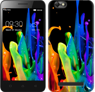 

Чехол брызги краски для Lenovo Vibe C A2020 381331