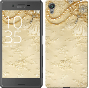 Чехол Кружевной орнамент для Sony Xperia X F5122