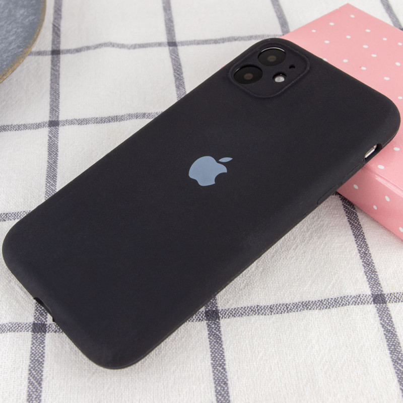 Фото Чехол Silicone Case Full Camera Protective (AA) для Apple iPhone 11 (6.1") (Черный / Black) на vchehle.ua