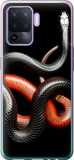 

Чохол Червоно-чорна змія на чорному тлі на Oppo Reno5 Lite 1685221