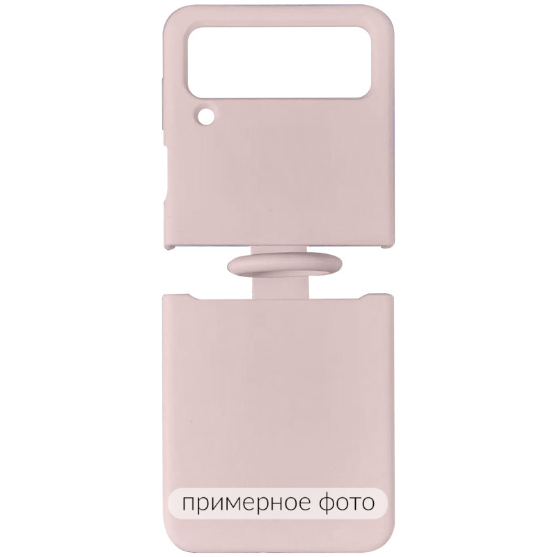 Чехол Foldables Silicone Cover Lakshmi (AAA) для Samsung Galaxy Z Flip4 (Розовый / Pink Sand)