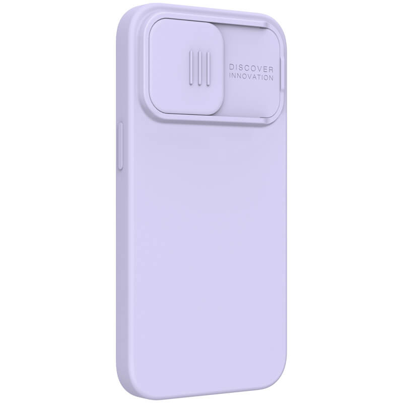 Фото Силіконова накладка Nillkin Camshield Silky Magnetic на Apple iPhone 13 Pro Max (6.7") (Бузковий) в маназині vchehle.ua