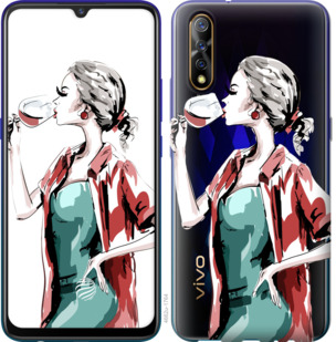 

Чехол Девушка с бокалом для Vivo V17 Neo 841808