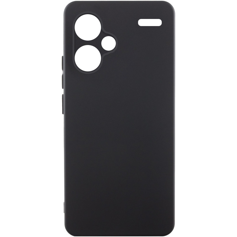 Чохол Silicone Cover Lakshmi Full Camera (A) на Xiaomi Redmi Note 13 Pro+ (Чорний / Black)