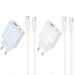 СЗУ Hoco C142A Direct PD20W+QC3.0 (1USB-A/1C) + кабель Type-C to Type-C