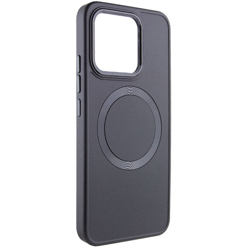 TPU чохол Bonbon Metal Style with Magnetic safe на Xiaomi Redmi Note 13 Pro+ (Чорний / Black)