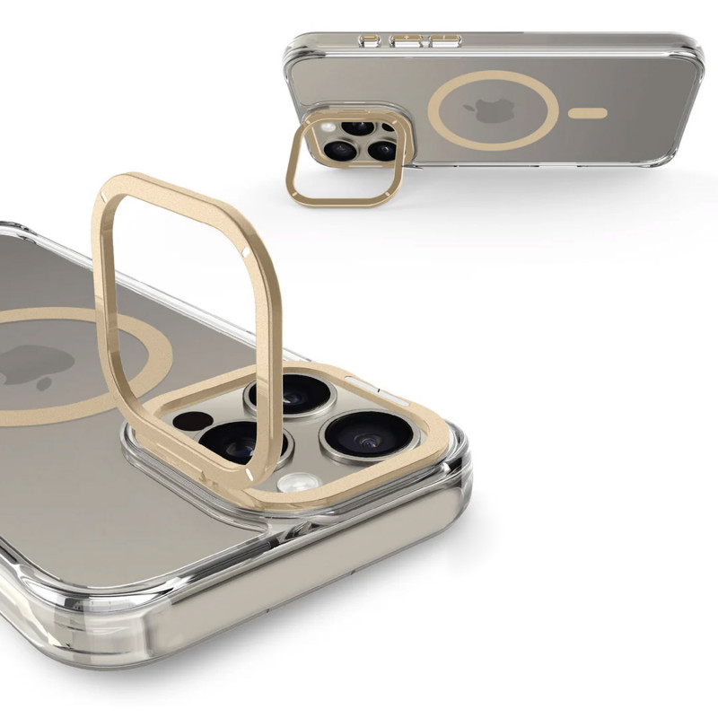 Замовити Чохол TPU Space Case Apex with Magnetic Safe на Apple iPhone 16 Pro (6.3") (Gold) на vchehle.ua