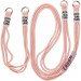 Купить Чехол TPU two straps California для Apple iPhone 12 Pro / 12 (6.1") (Розовый / Pink Sand) на vchehle.ua