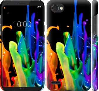 

Чохол бризки фарби для LG Q6 674623