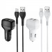 АЗП Hoco Z36 Leader 2.4A (2USB-A) + кабель USB to MicroUSB