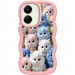 Чохол TPU Cloudy Pictures на Xiaomi Redmi 13C / Poco C65 (Kittens)