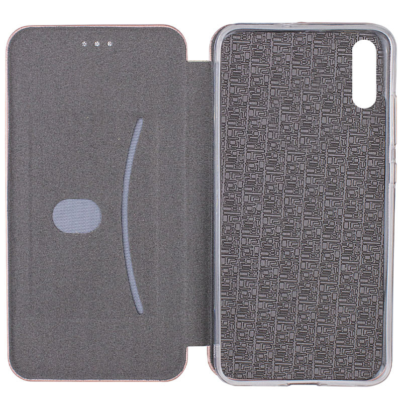 Фото Шкіряний чохол-книжка Classy на Xiaomi Redmi 9A (Rose Gold) на vchehle.ua