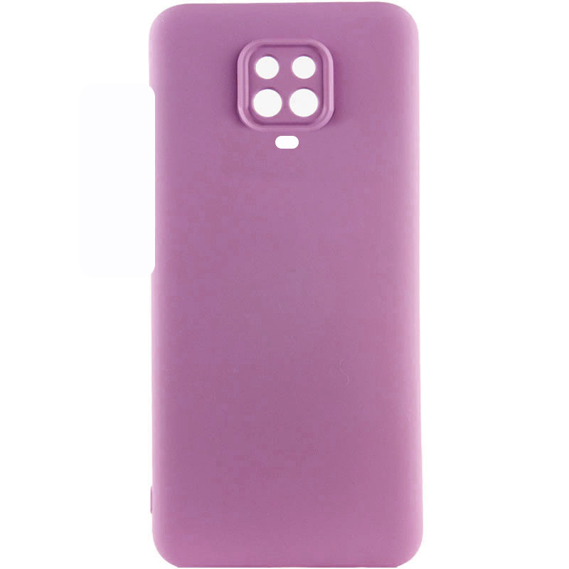 Чехол Silicone Cover Lakshmi Full Camera (AAA) для Xiaomi Redmi Note 9s / Note 9 Pro /Note 9 Pro Max (Сливовый / Purple)