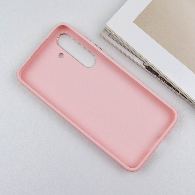 TPU чехол Bonbon Metal Style для Samsung Galaxy S24+ (Розовый / Light pink) в магазине vchehle.ua