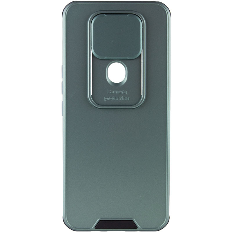 Фото TPU+PC чехол Lens series для TECNO Spark 6 (Зеленый) на vchehle.ua