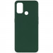 Чохол Silicone Cover Full without Logo (A) на Oppo A53 / A32 / A33 (Дефект упаковки / Зелений / Dark Green)