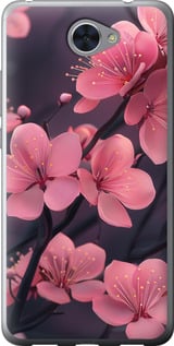 Чехол Пурпурная сакура для Huawei Y7 2017