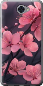 Чехол Пурпурная сакура для Huawei Y7 2017