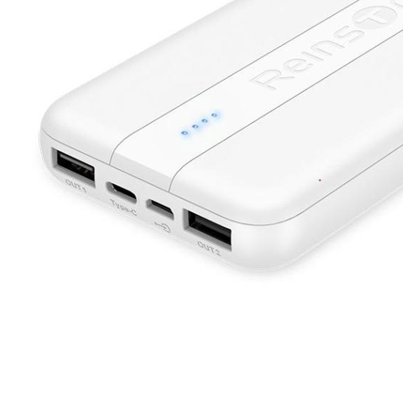 Фото Портативний ЗП Power Bank Reinston EPB026 10000 mAh (Білий) на vchehle.ua