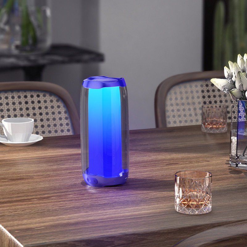 Фото Уцінка Bluetooth Колонка Hoco HC8 Pulsating colorful (Час авт. работи 2,5 год / Синій) на vchehle.ua