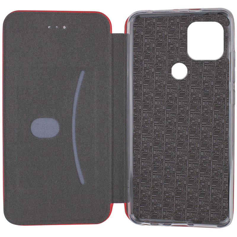 Шкіряний чохол-книжка Classy на Oppo A15s / A15 (Червоний) в магазині vchehle.ua