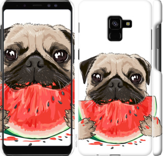 

Чохол Мопс і кавун на Samsung Galaxy A8 Plus 2018 A730F 843439