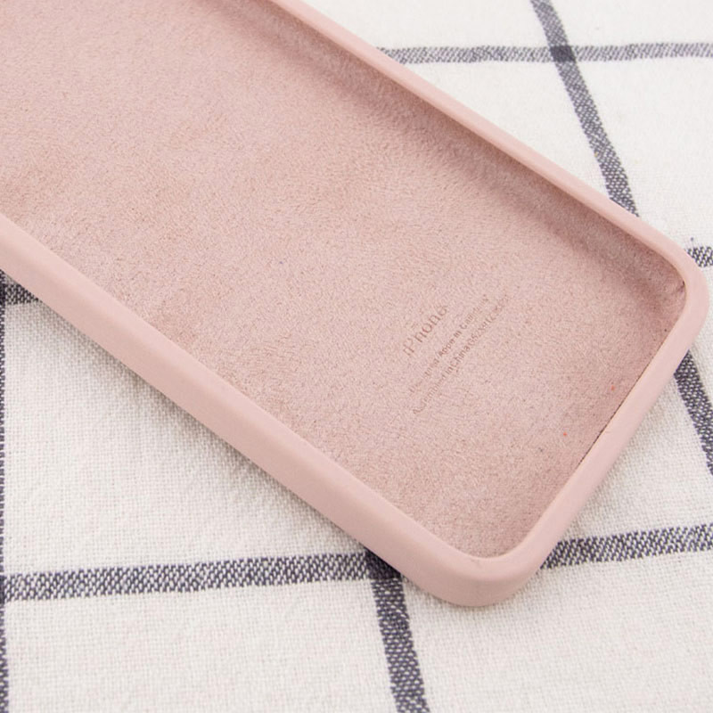 Фото Silicone Case Square Full Camera Protective (AA) NOLOGO на Apple iPhone XR (6.1") (Рожевий / Pink Sand) в маназині vchehle.ua