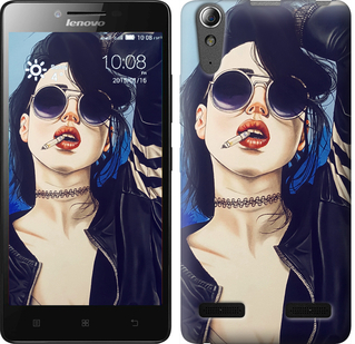 

Чехол Девушка на стиле для Lenovo A6000 643740