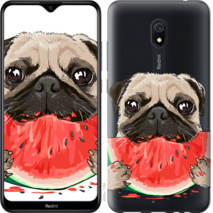 

Чохол Мопс і кавун на Xiaomi Redmi 8A 860701