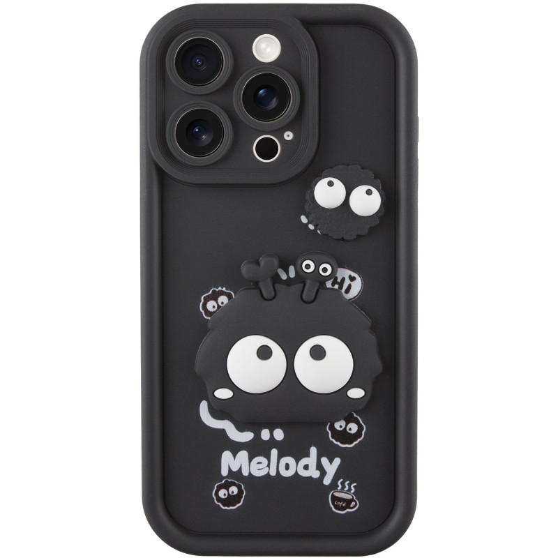 Чехол TPU Toys Case для Apple iPhone 15 Pro (6.1") (Black / Melody)
