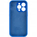 Чохол Silicone Case Full Camera Protective (AA) на Apple iPhone 15 Pro Max (6.7") (Синій / Capri Blue) в магазині vchehle.ua