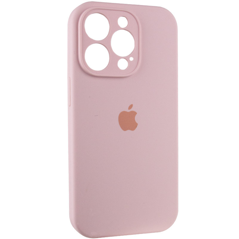 Фото Чехол Silicone Case Full Camera Protective (AA) для Apple iPhone 14 Pro Max (6.7") (Розовый / Chalk Pink) на vchehle.ua