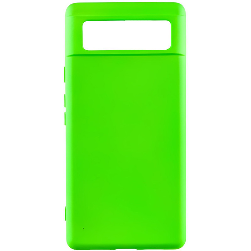 Чехол Silicone Cover Lakshmi (A) для Google Pixel 6 Pro (Салатовый / Neon Green)