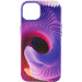 Шкіряний чохол Colour Splash with Magnetic Safe на Apple iPhone 12 Pro / 12 (6.1") (Purple / Pink)